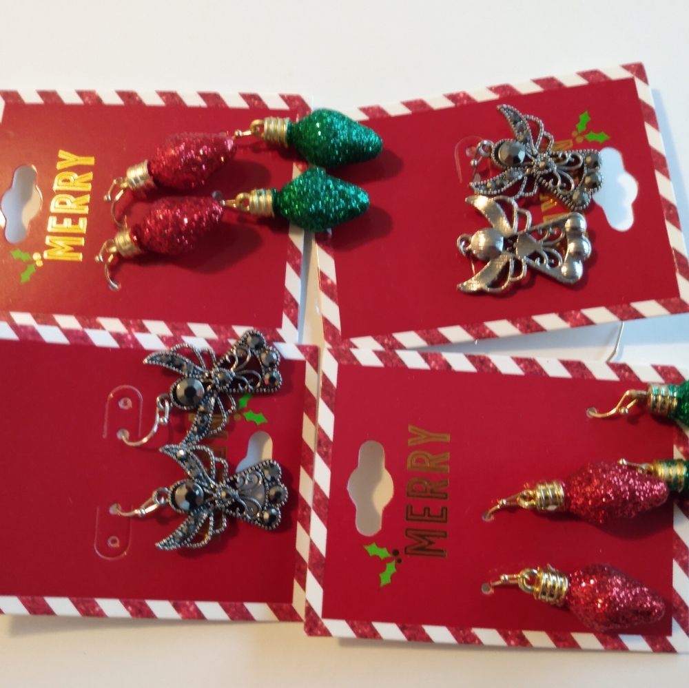 Christmas earrings